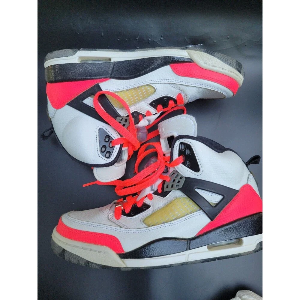 Nike Air Jordan Spizike iD Custom White Red Black 605236-983 Men's Sz 7 2013